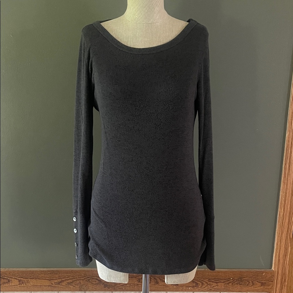 Chic Black Long Sleeve Women's Sweater